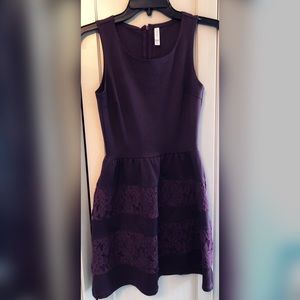 Purple extra small formal mini dress
